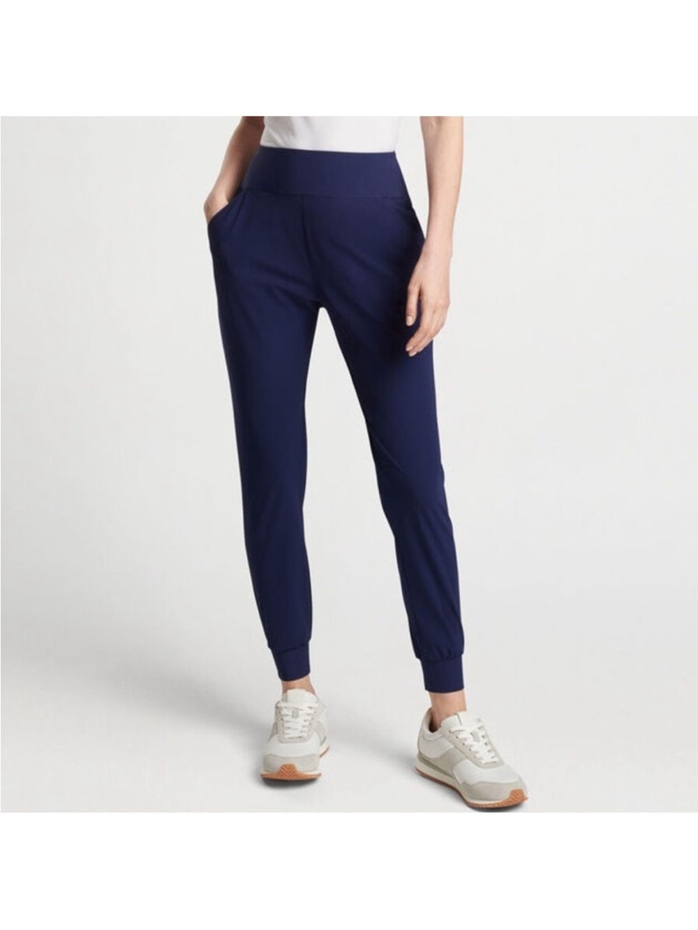 Peter Millar stellar performanceDeep Navy Pull-On Jogger Pants golf pants women